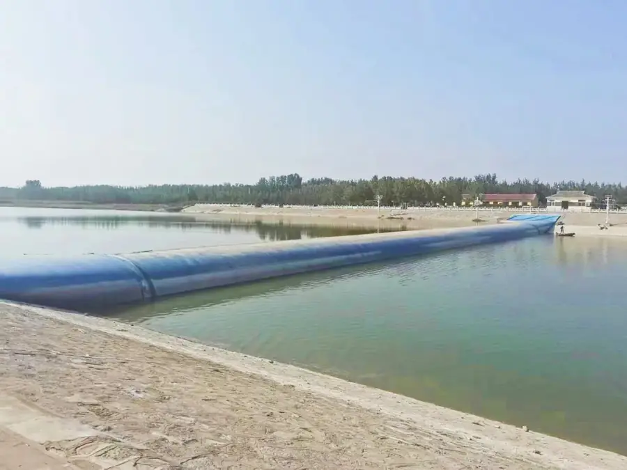 Yucheng rubber dam project, Shandong, China