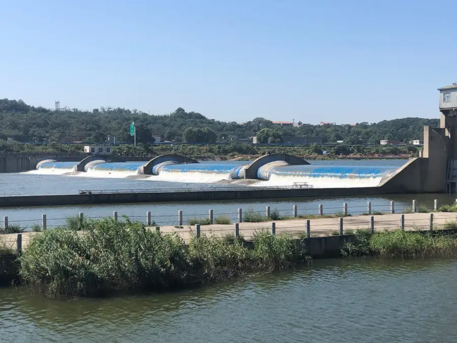 Wulong, Yiluo River rubber dam project, Henan, China