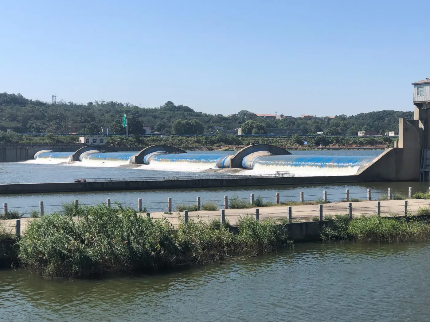 Wulong, Yiluo River rubber dam project, Henan, China