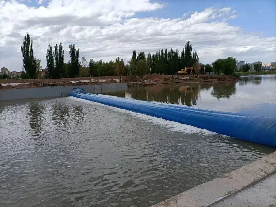 Tuman River rubber dam project, Kashgar, China
