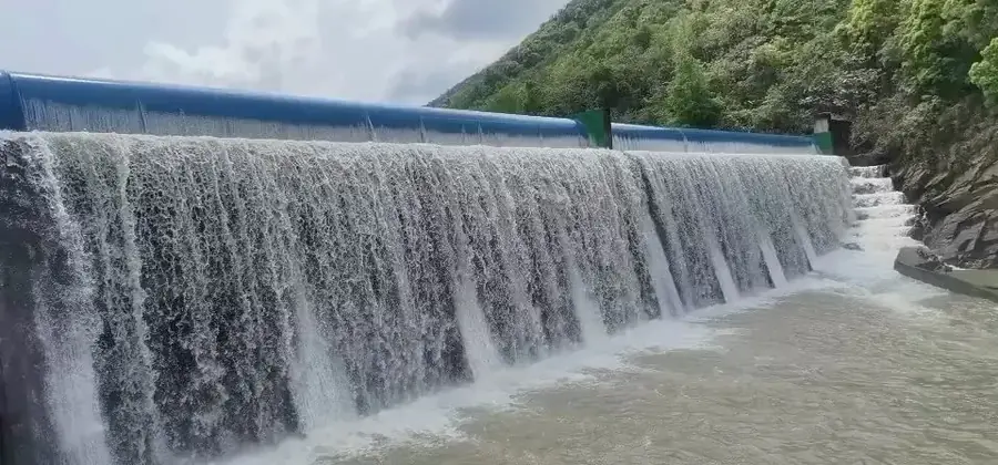 Daping rubber dam project, Xiushui, China