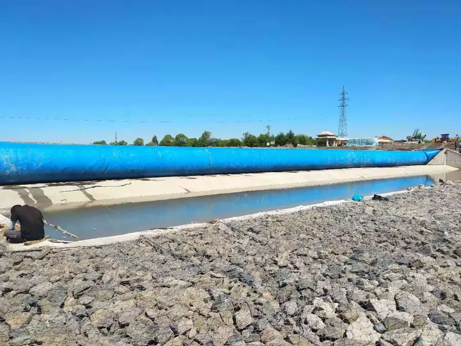 Heihe rubber dam project, Heilongjiang, China