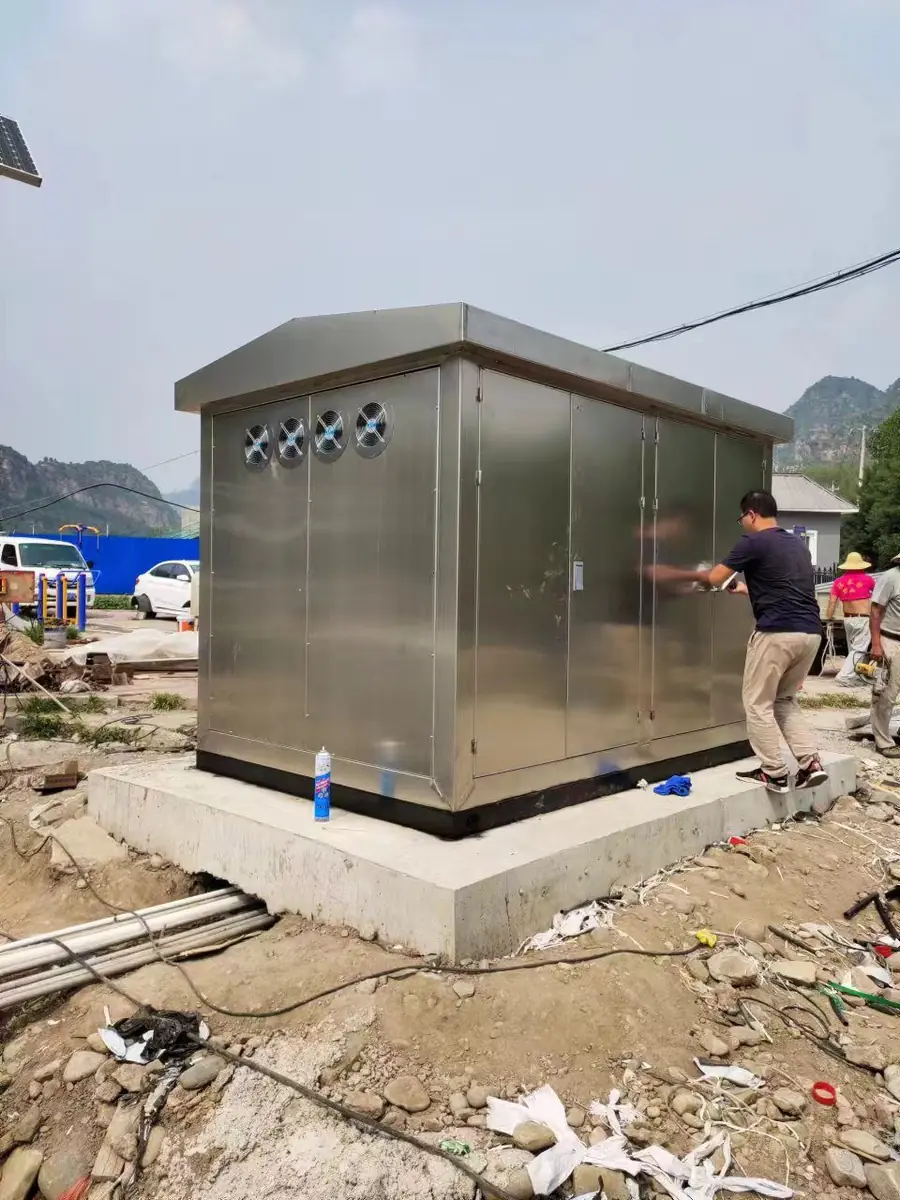 Control cabinet for the dam system
