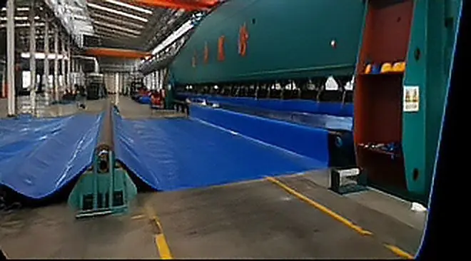 Tenon-joint seaming machine line in the workshop